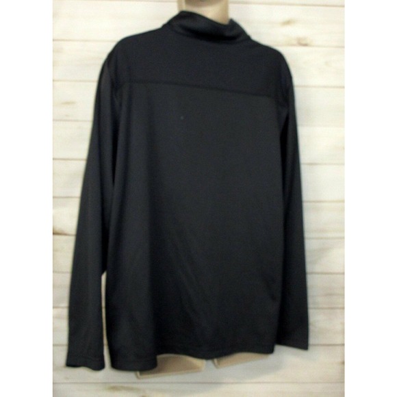 Bolle‎ Active Tech Men's LS Textured Shirt 1/4 Front Zip Mock Neck Gray XXL - Picture 3 of 3